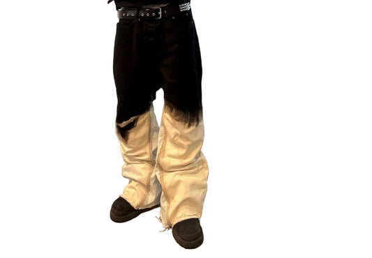 Denim Bleach Flares