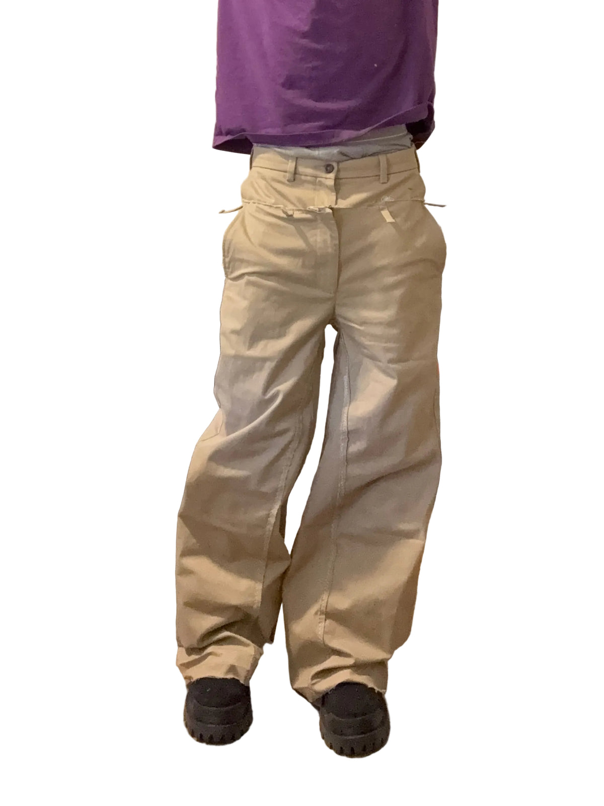 Double Waisted Flared Pants