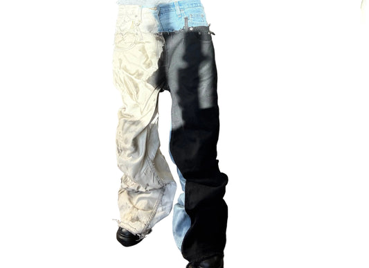 Unique Bleach Denim
