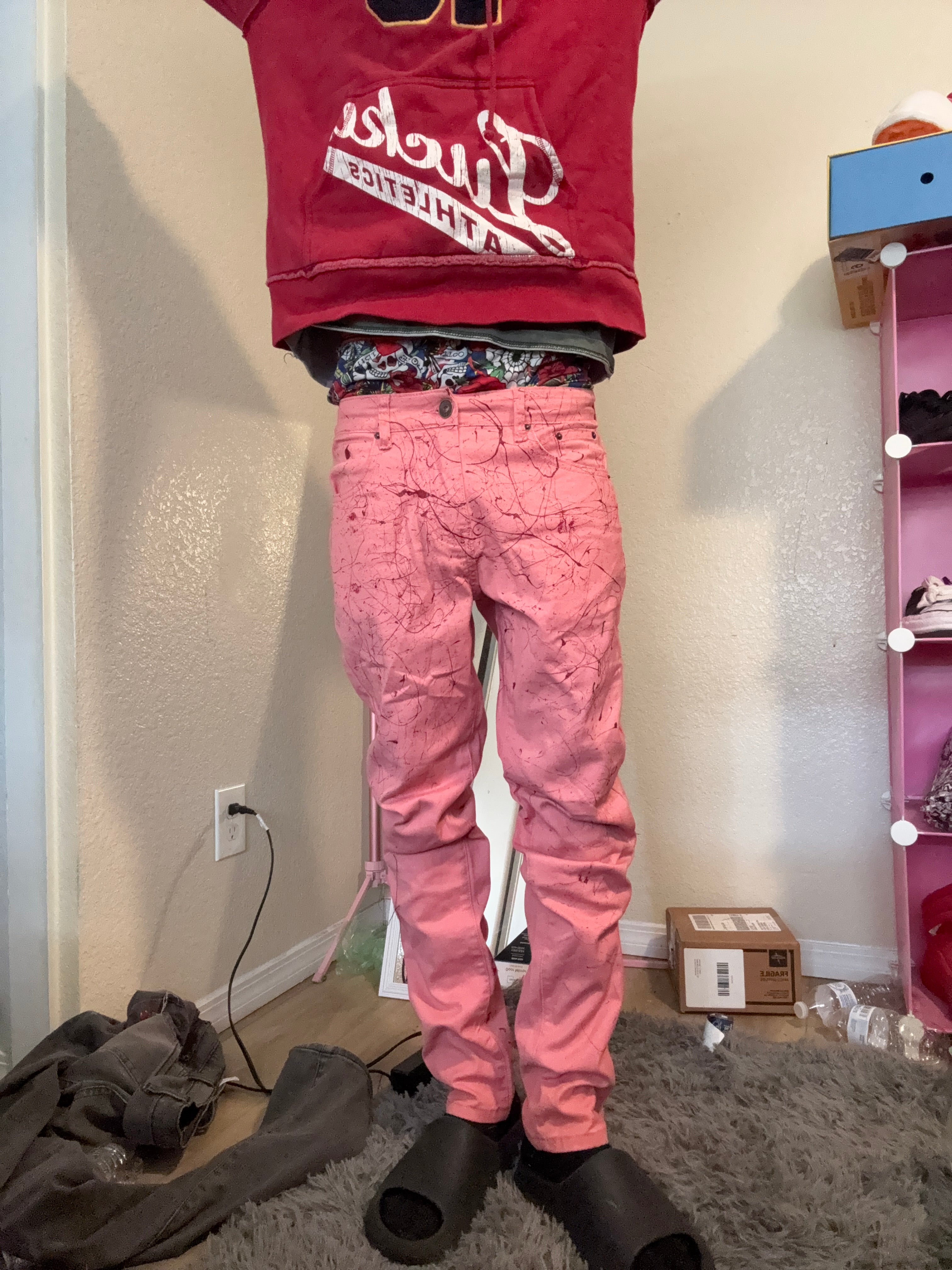 Pink Red mark Skinnys