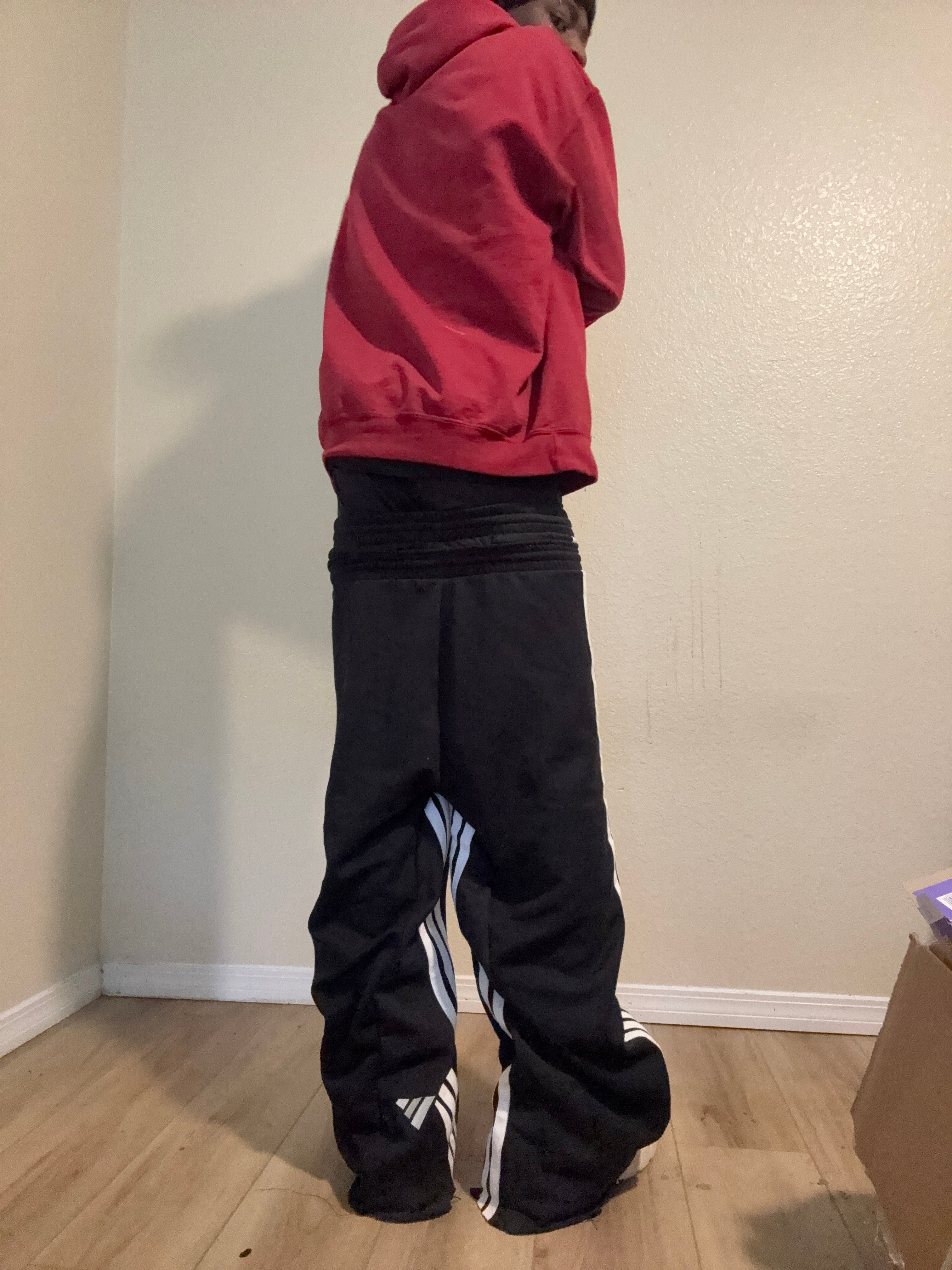 double waisted flared sweats