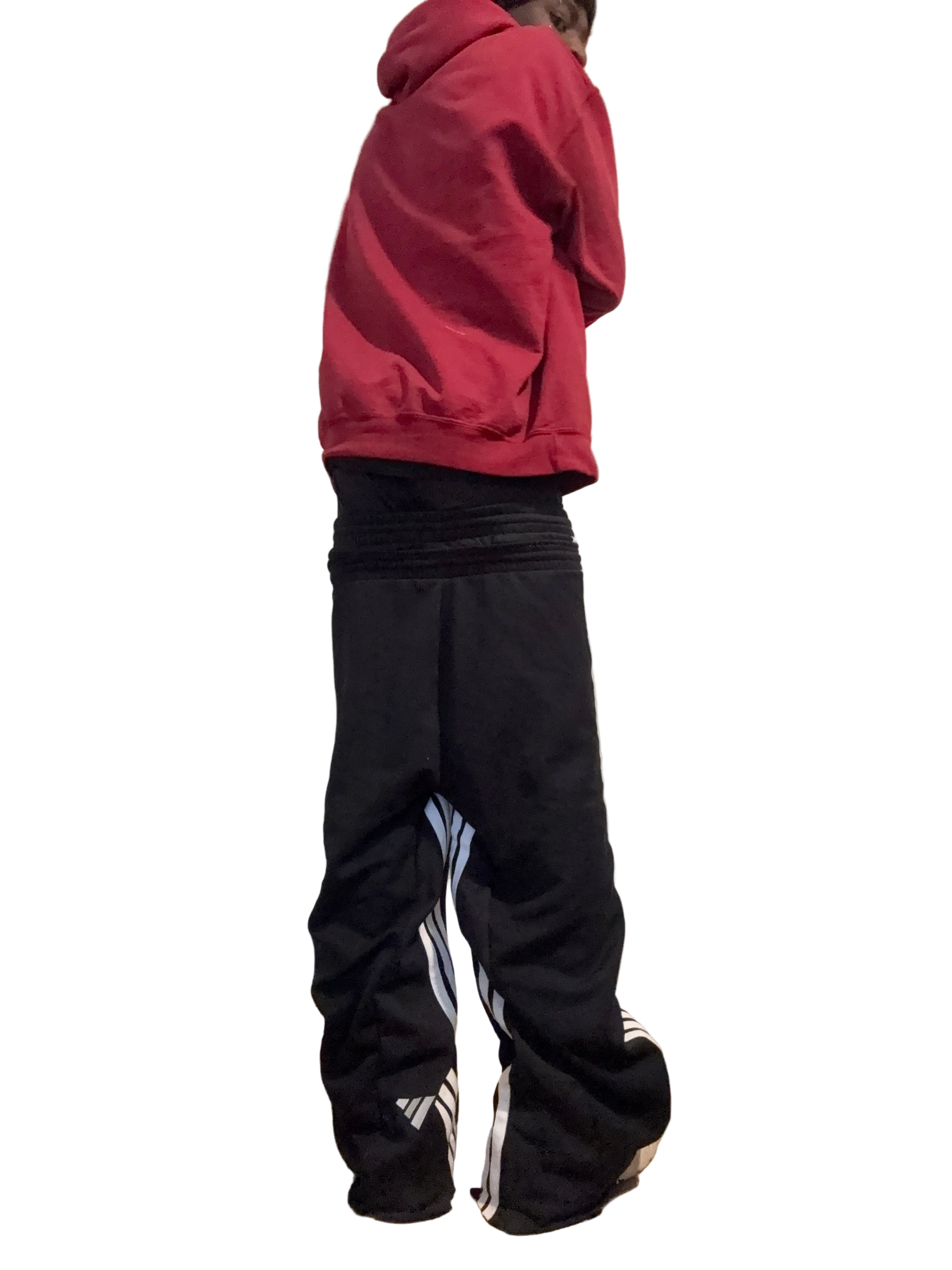 double waisted flared sweats
