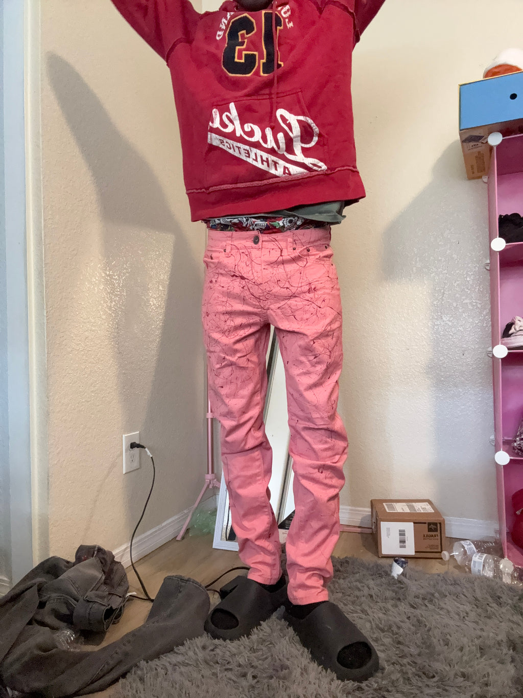 Pink Red mark Skinnys