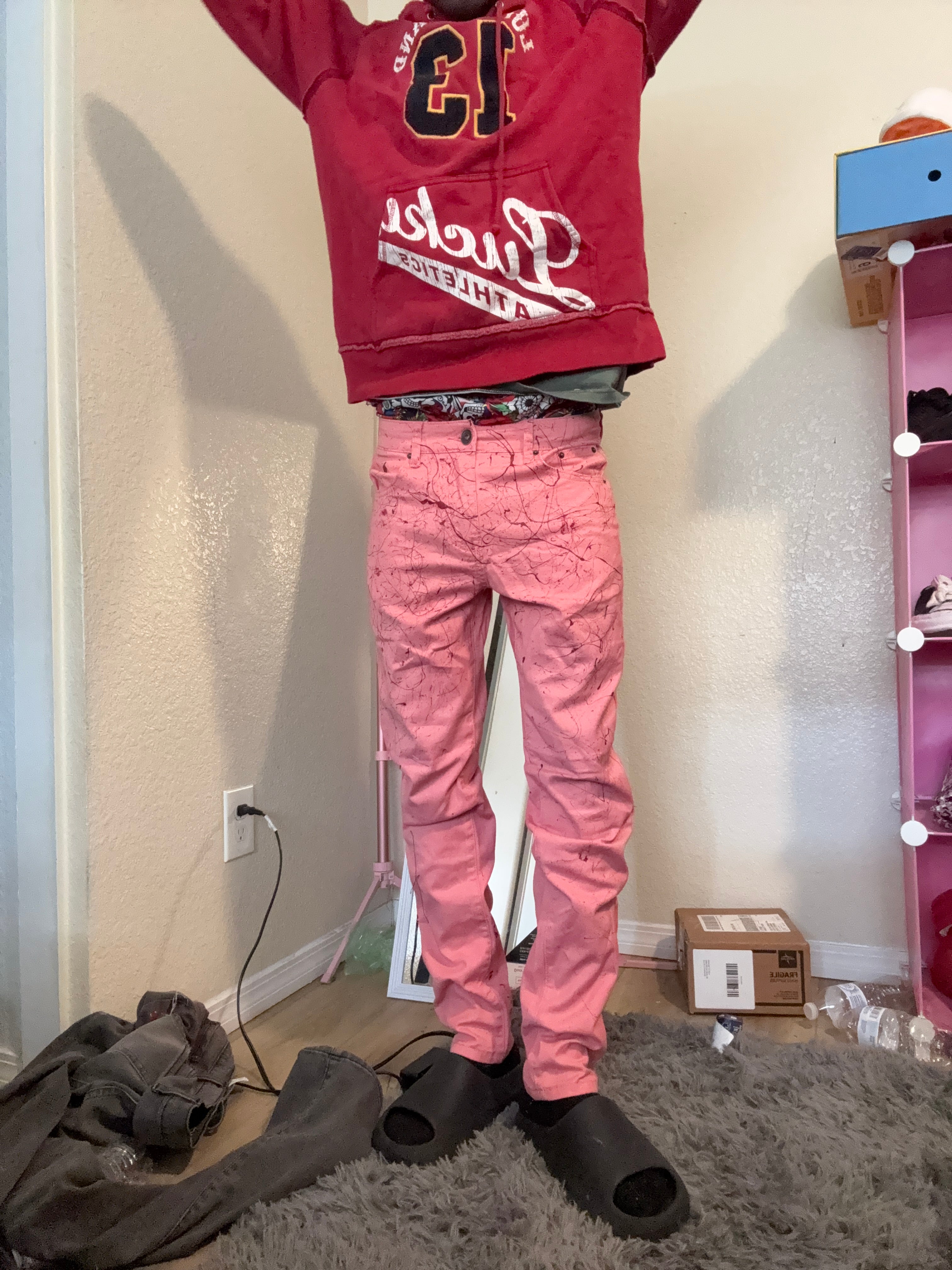 Pink Red mark Skinnys