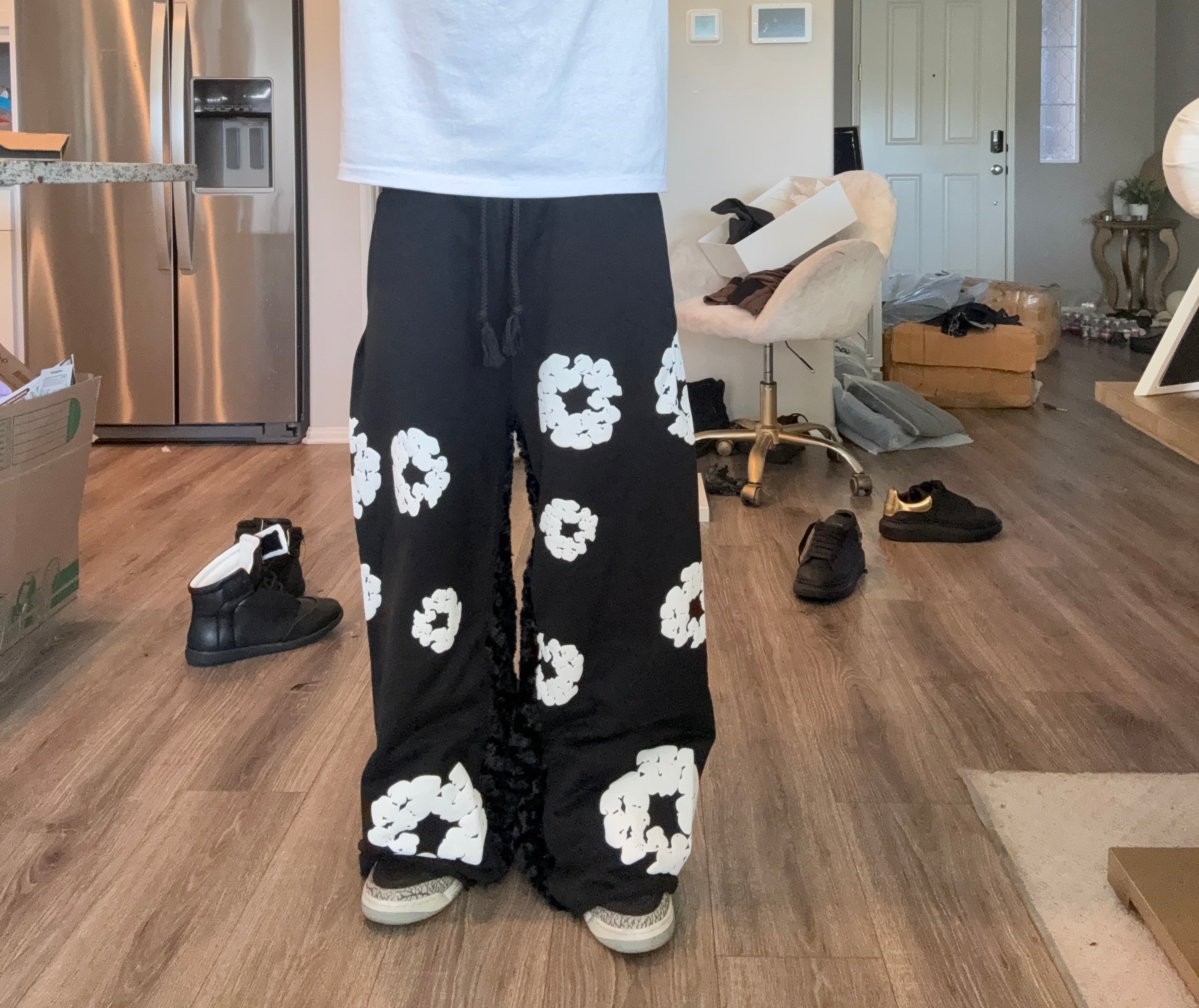 baggy denim tears