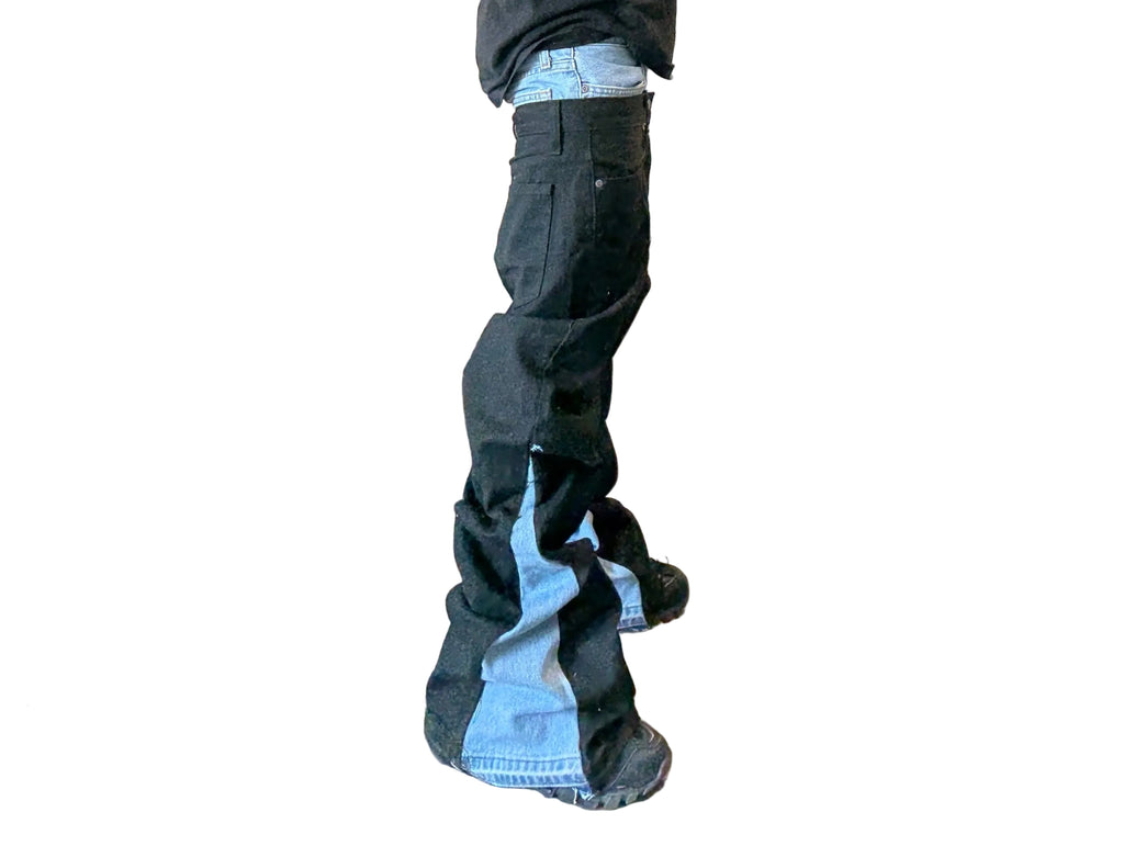 double waisted Flare jeans