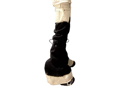 Bleach Flared Denim
